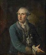 Christopher Hieronymus Johansen Portrait of governor, baron Carl Sparre Germany oil painting artist